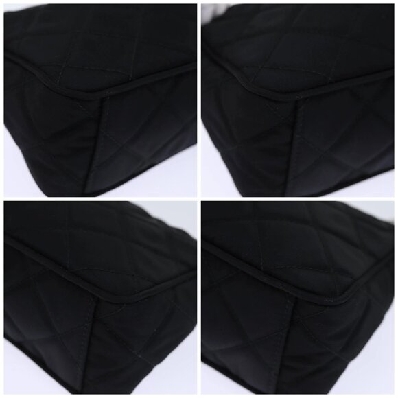 PRADA Chain Shoulder Bag Nylon 2way Black Auth - Picture 16 of 16